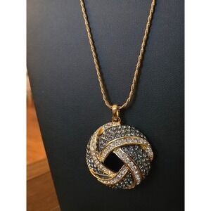 Nolan Miller Glamour Collection Luxe Living Knot Necklace Signed